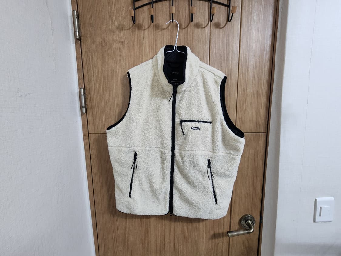 (M)커버낫 쉐르파 베스트 플리스 조끼 아이보리 상품이미지1