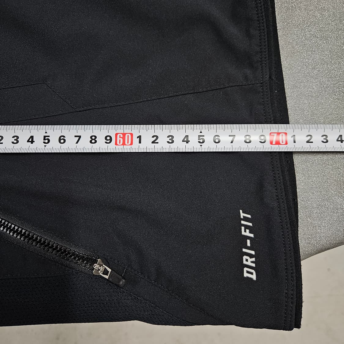 XL 나이키 드라이핏 올블랙 스판 바람막이 상품이미지7