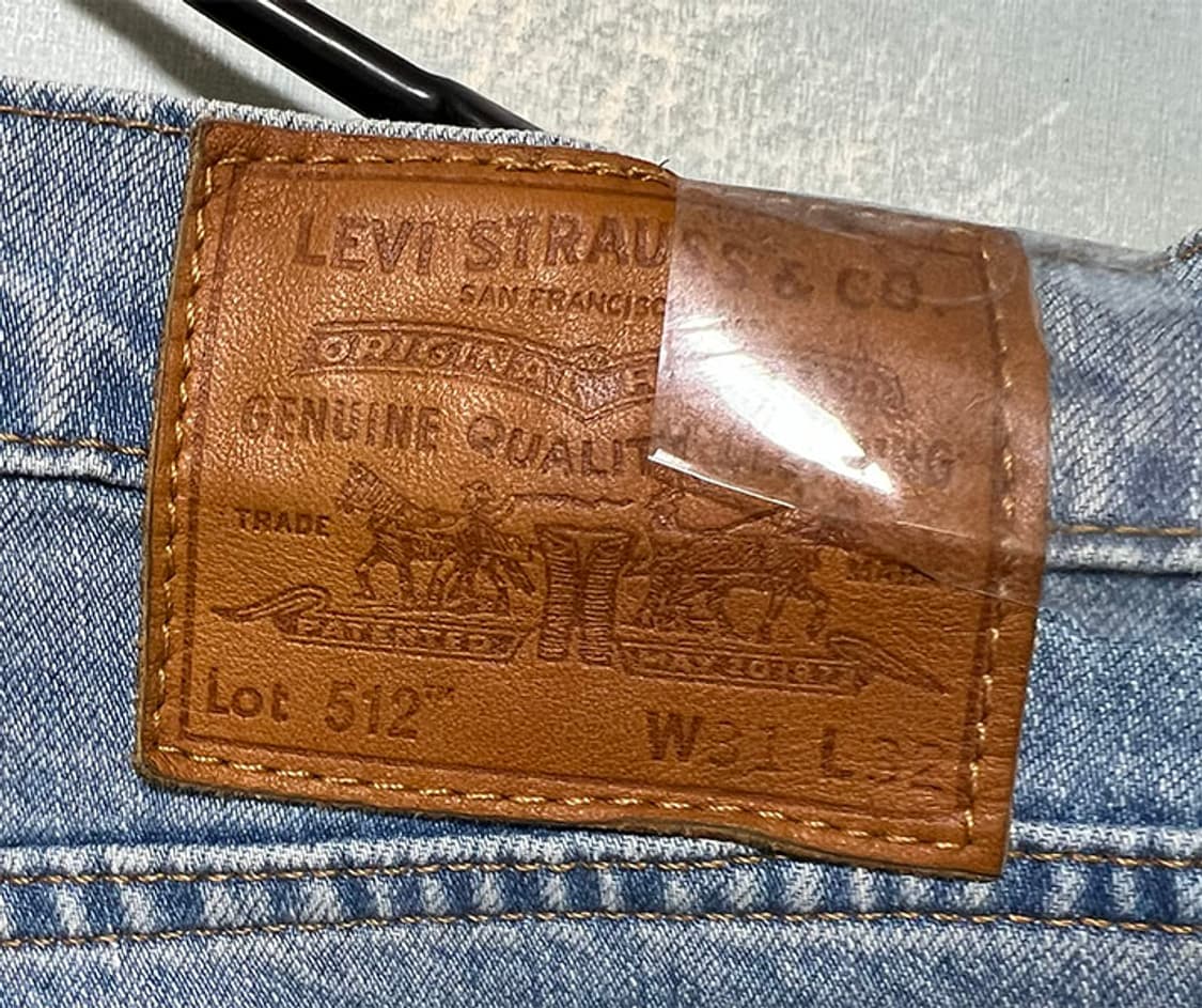 리바이스512 프리미엄 빅E 남자청바지 스키니진 춘추 캐주얼 M 31 상품이미지3