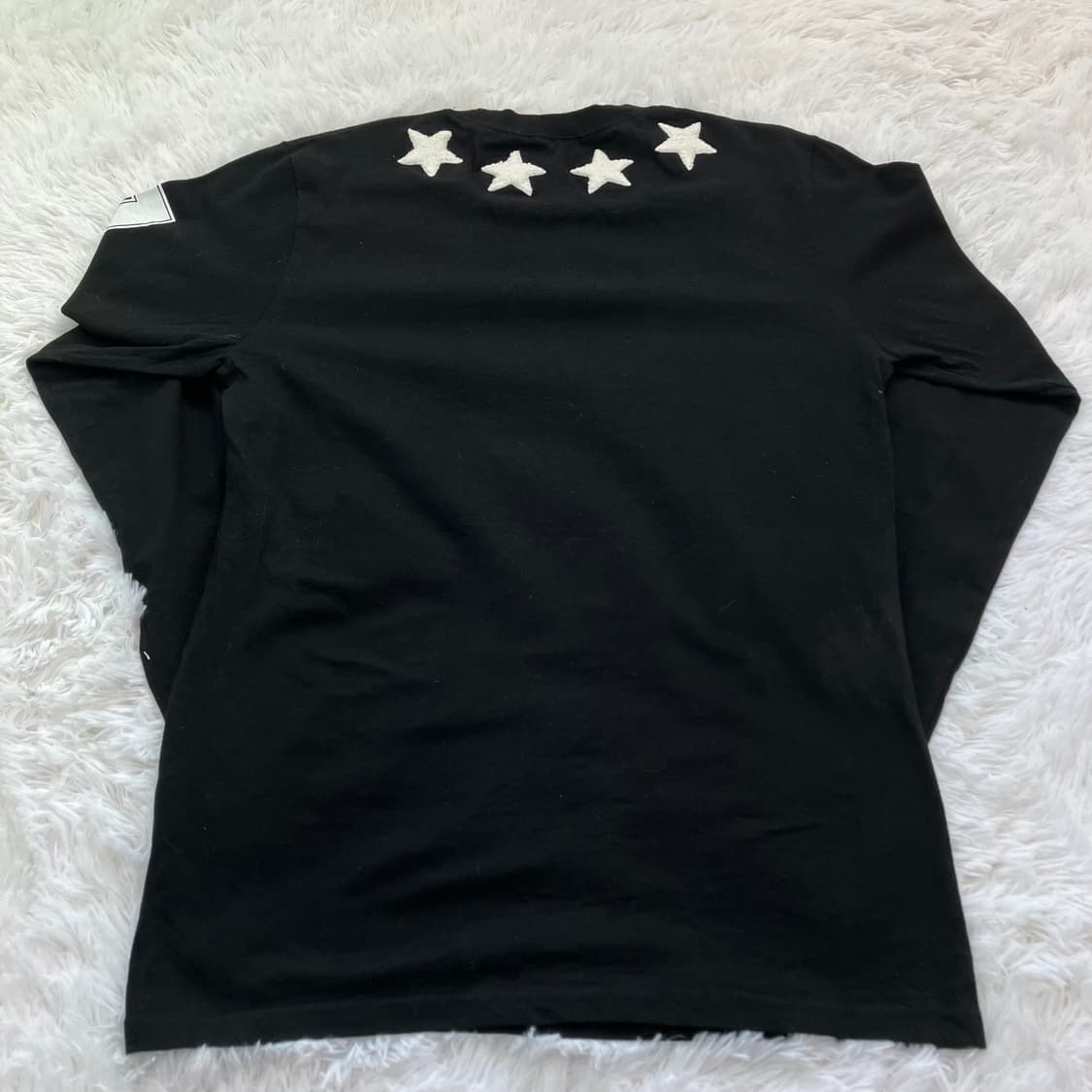 빈티지 스타 넥 라인 긴팔 752 y2k 스트릿 갸루 펑키 일본빈티지  상품이미지4