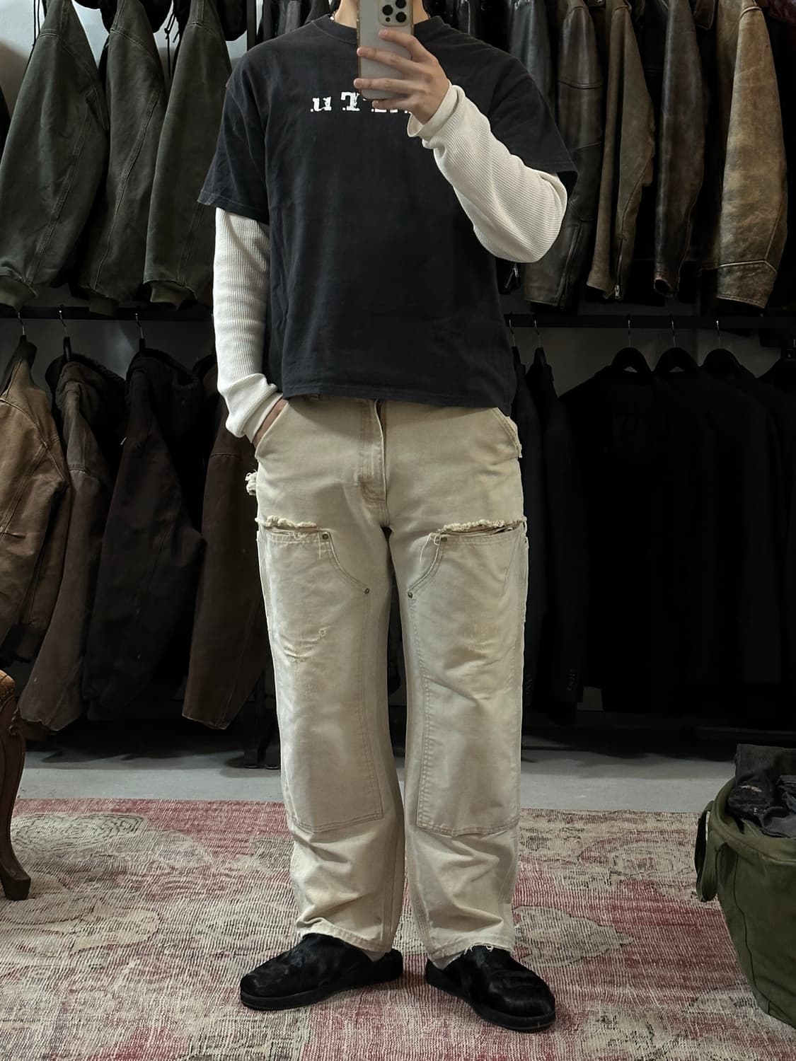 OG 칼하트 B136 더블니 BRN 칼하트 썩블니 상품이미지2