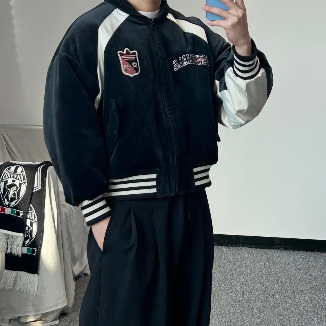 아디다스 안티 유니버시티 바시티 봄버 점퍼  상품이미지4