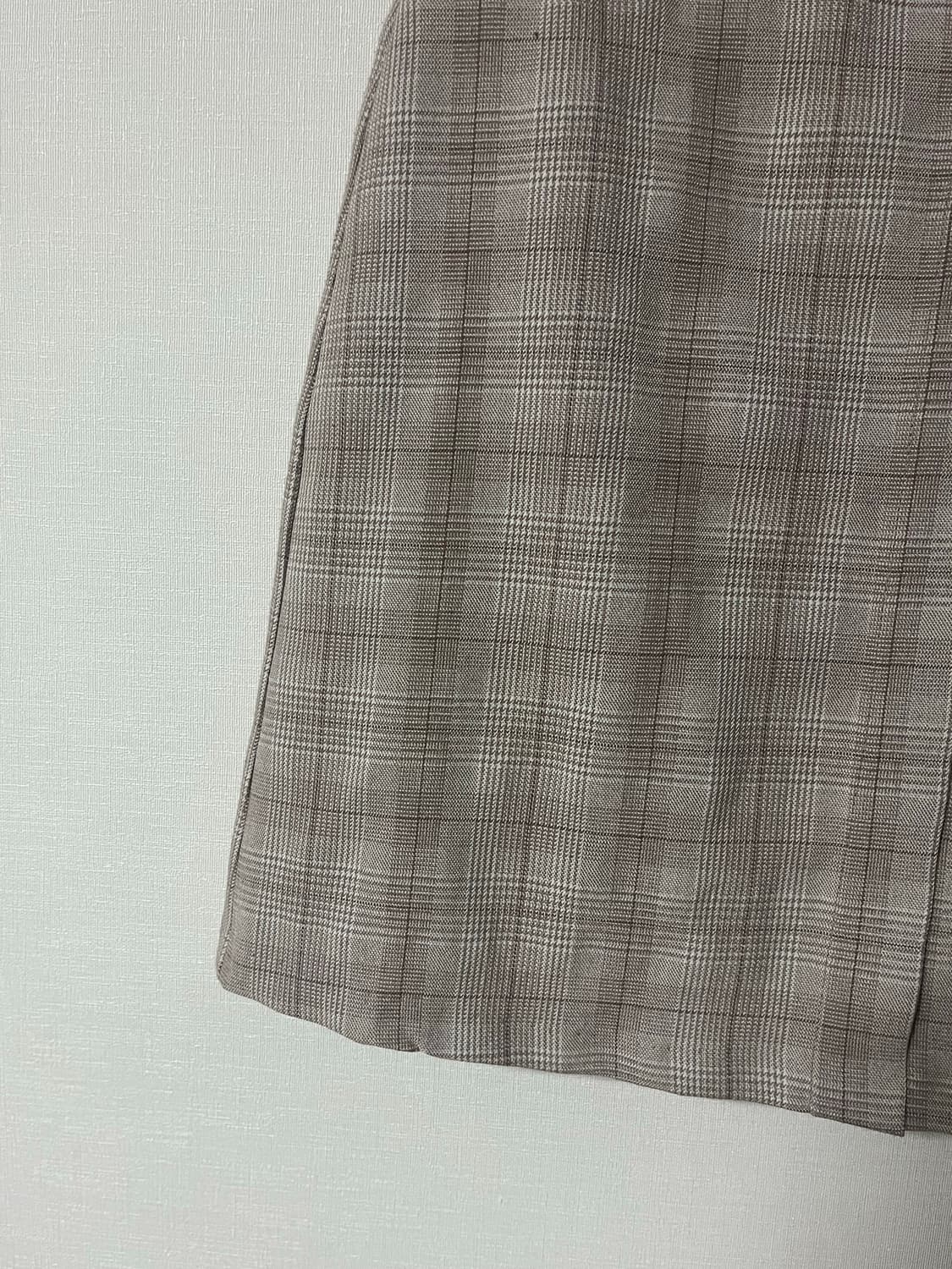 미쏘 체크 플리츠 스커트 상품이미지3