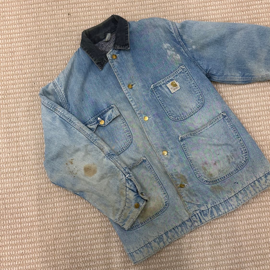 칼하트 빈티지 데님 초어 자켓 상품이미지6
