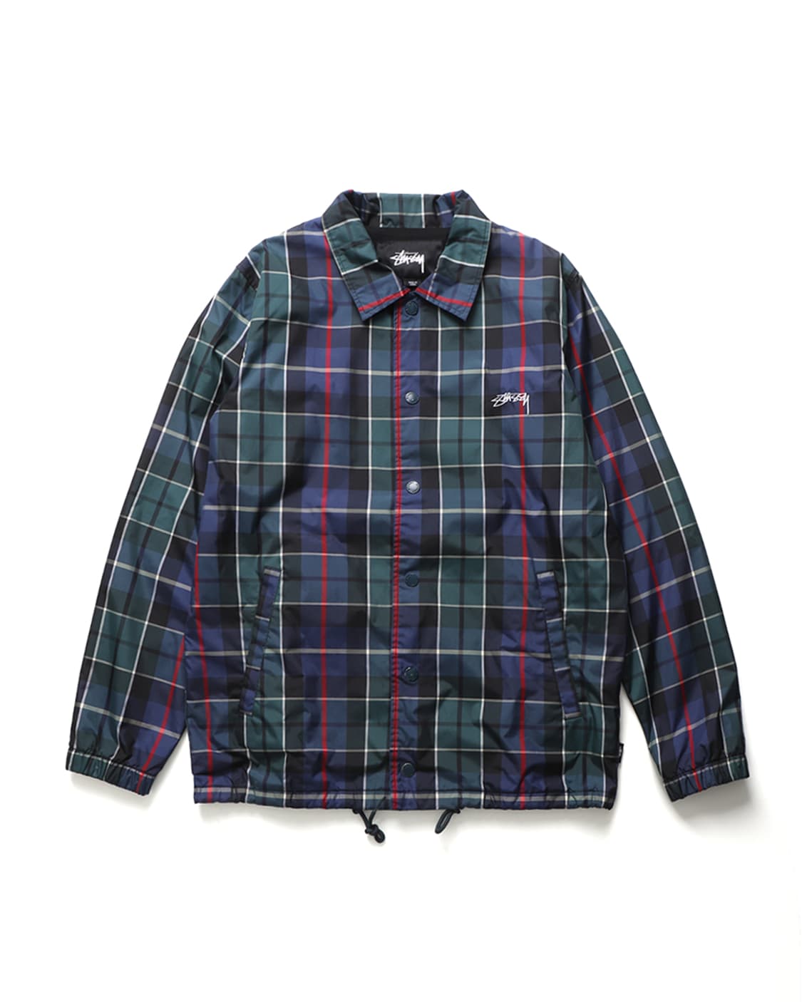 STUSSY Plaid Coach Jacket 상품이미지5