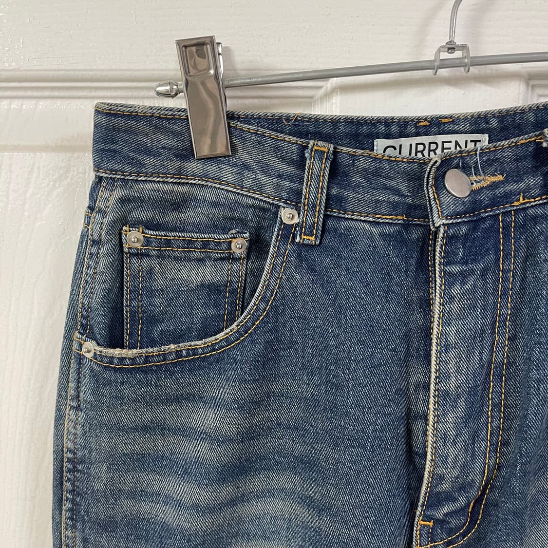 current damage dyed pants (woman 27) 상품이미지4