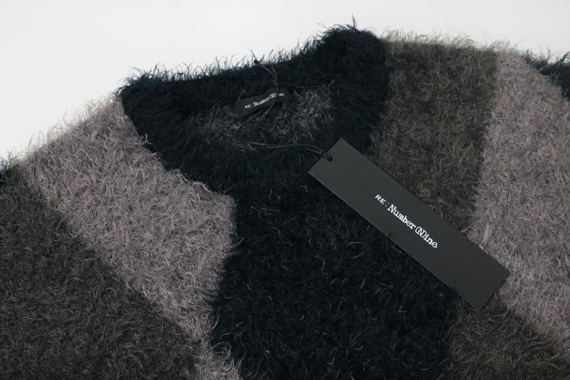 넘버나인 아가일 패턴 니트 상품이미지4