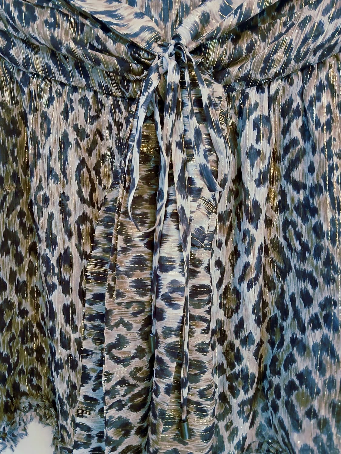 Dolce&Gabbanas메탈릭 실크 리본 프린지 스커트 상품이미지4