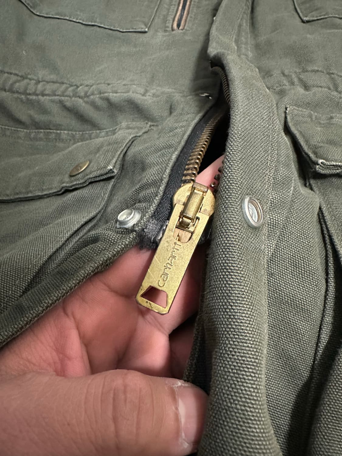 칼하트 워크 재킷 모스그린 L 상품이미지3