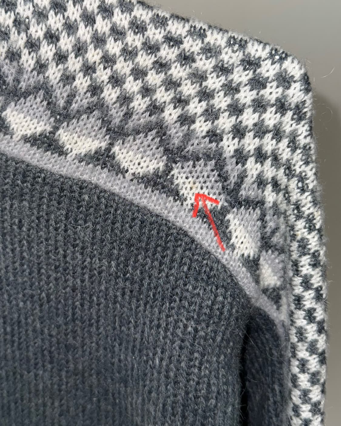 빈티지 니트 집업 상품이미지2