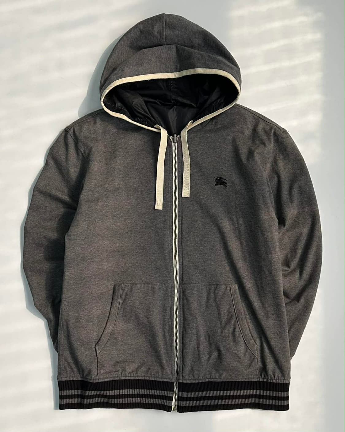 [3] 버버리 블랙 라벨 양면 리버서블 나일론 코튼 자켓 후드집업 상품이미지2