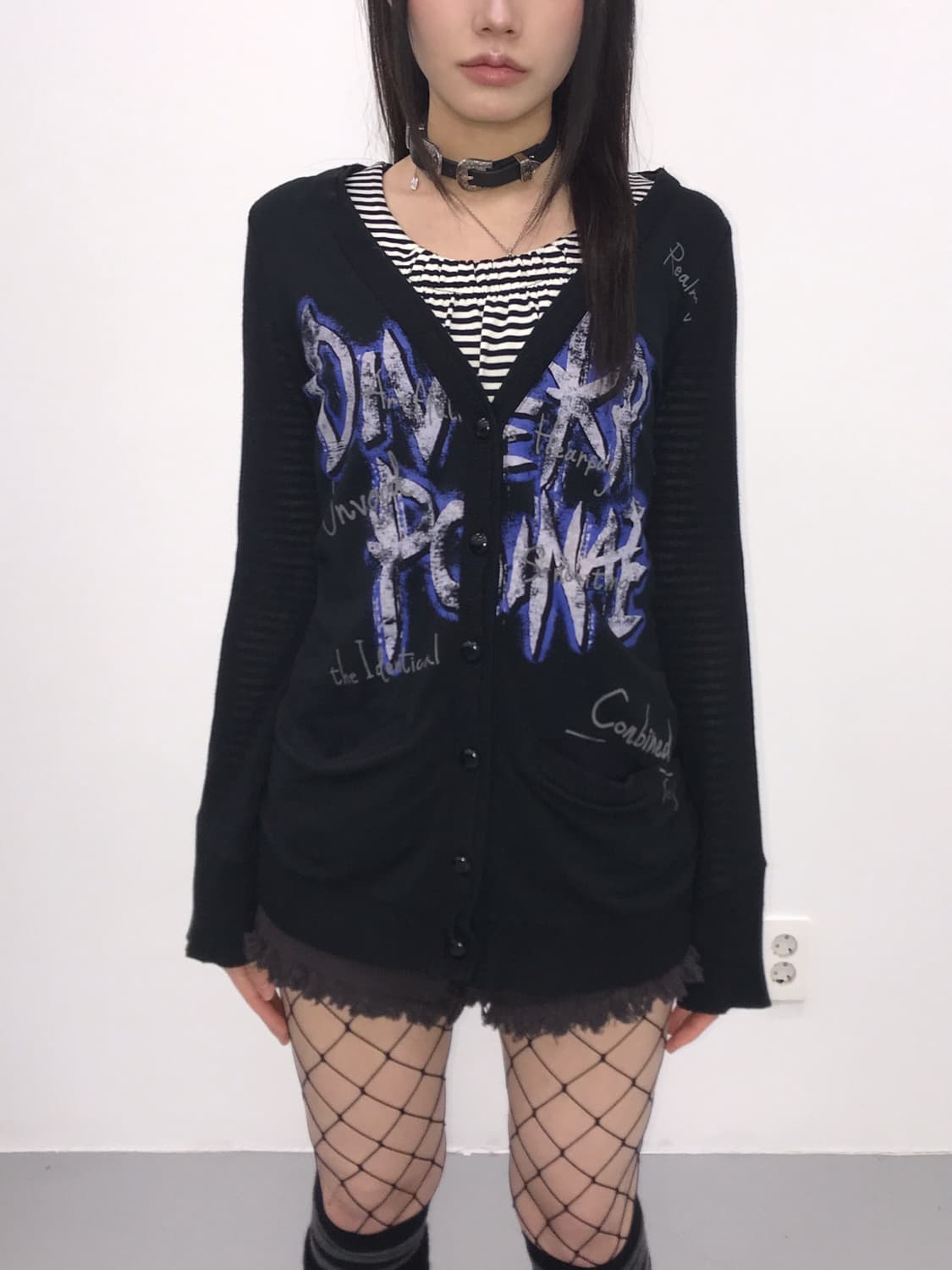 'Maison Gilfy' Y2k Graphic Slim-Fit Card 상품이미지2