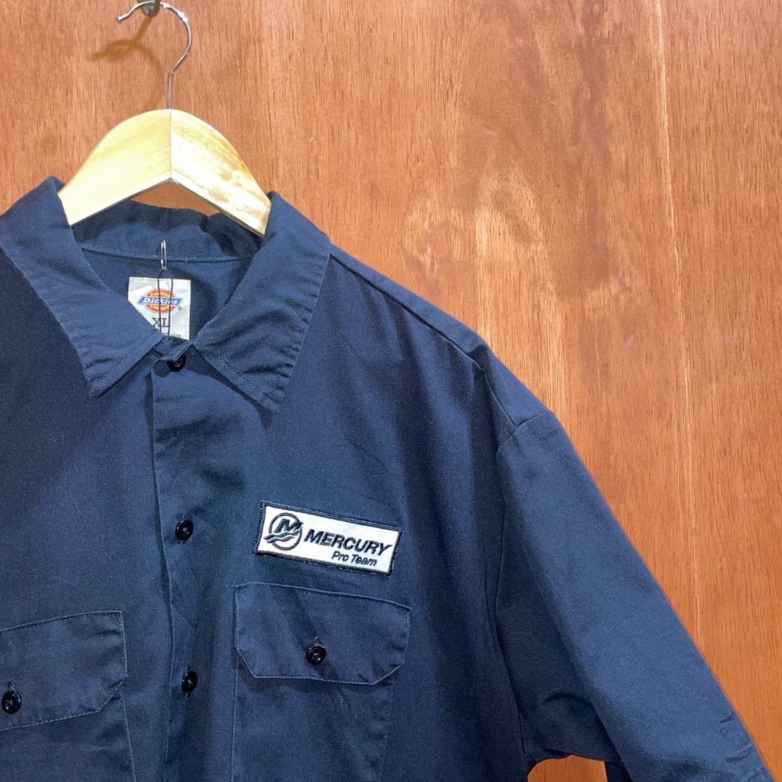 (XL) Dickies 디키즈 반팔 워크 셔츠 블랙 상품이미지2
