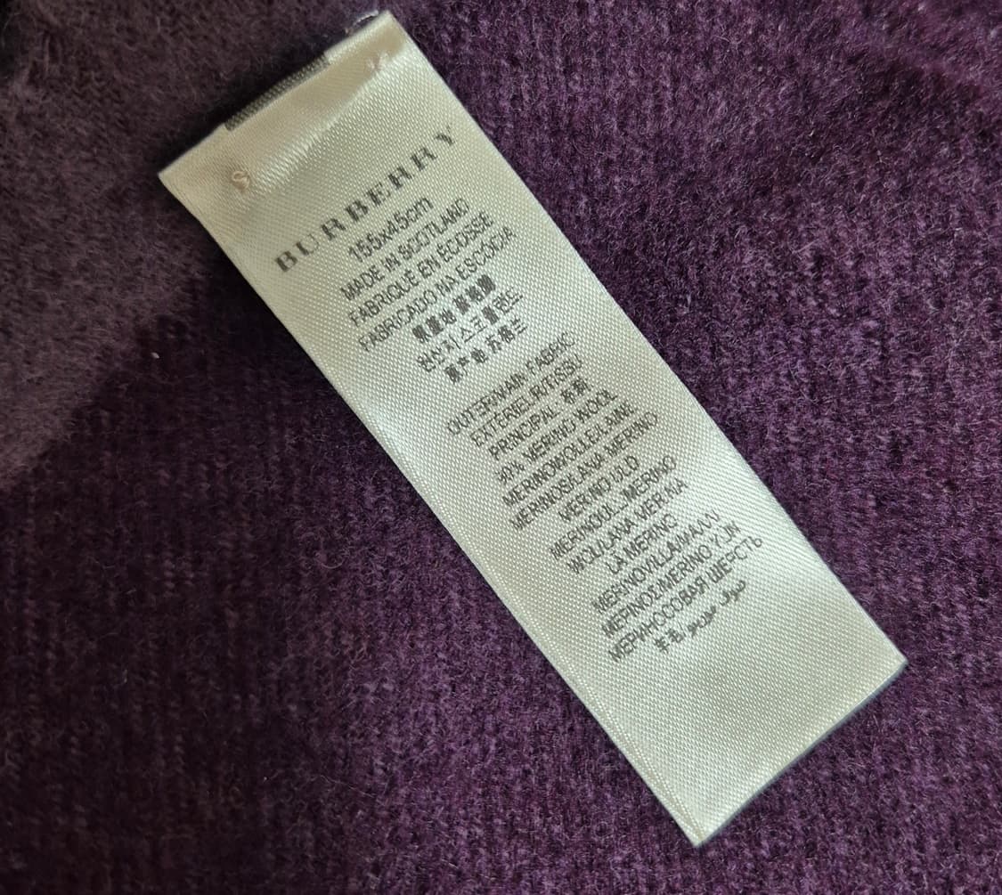 버버리 메리노 울 머플러 상품이미지3