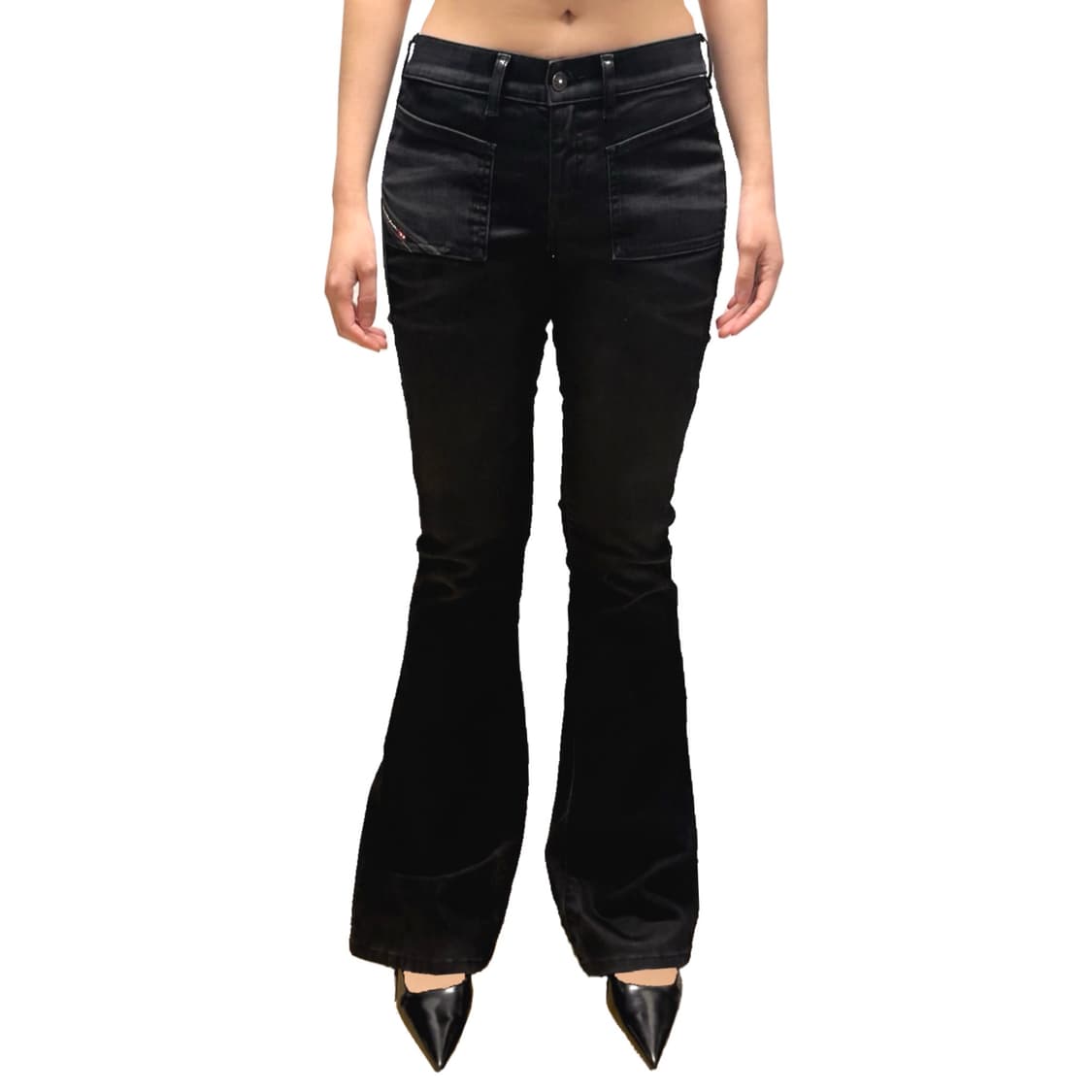 디젤 왁싱 부츠컷 데님 로우웨이스트 26 상품이미지6