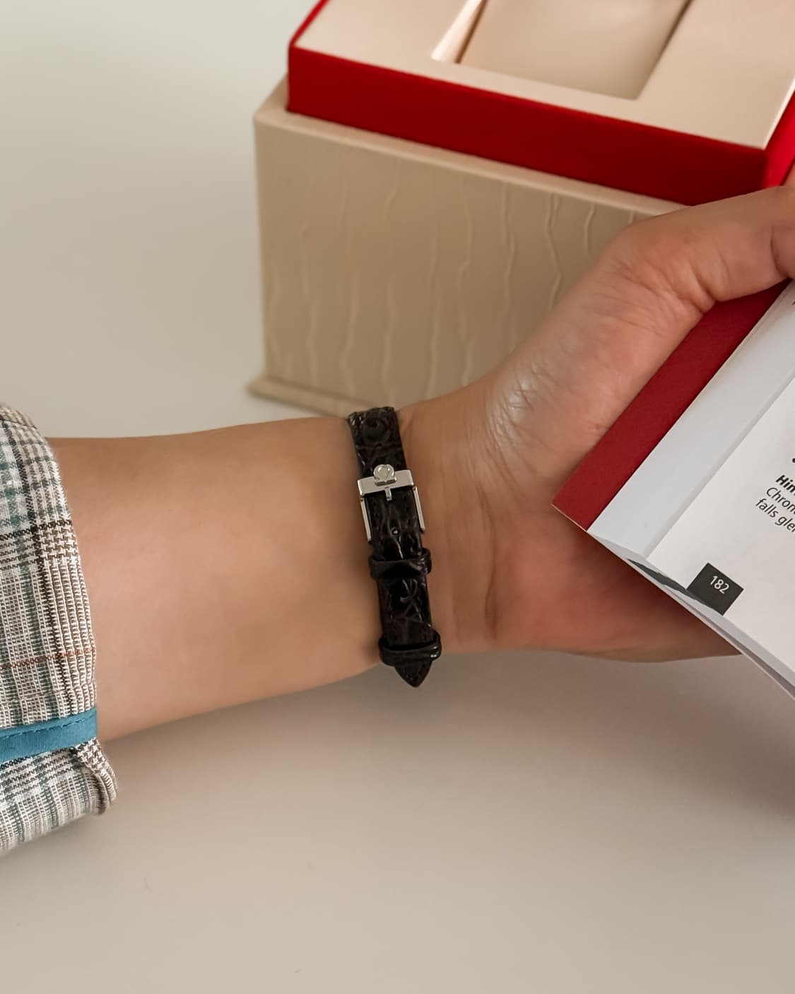 오메가 블루 그레이 다이얼 수동 시계 상품이미지6