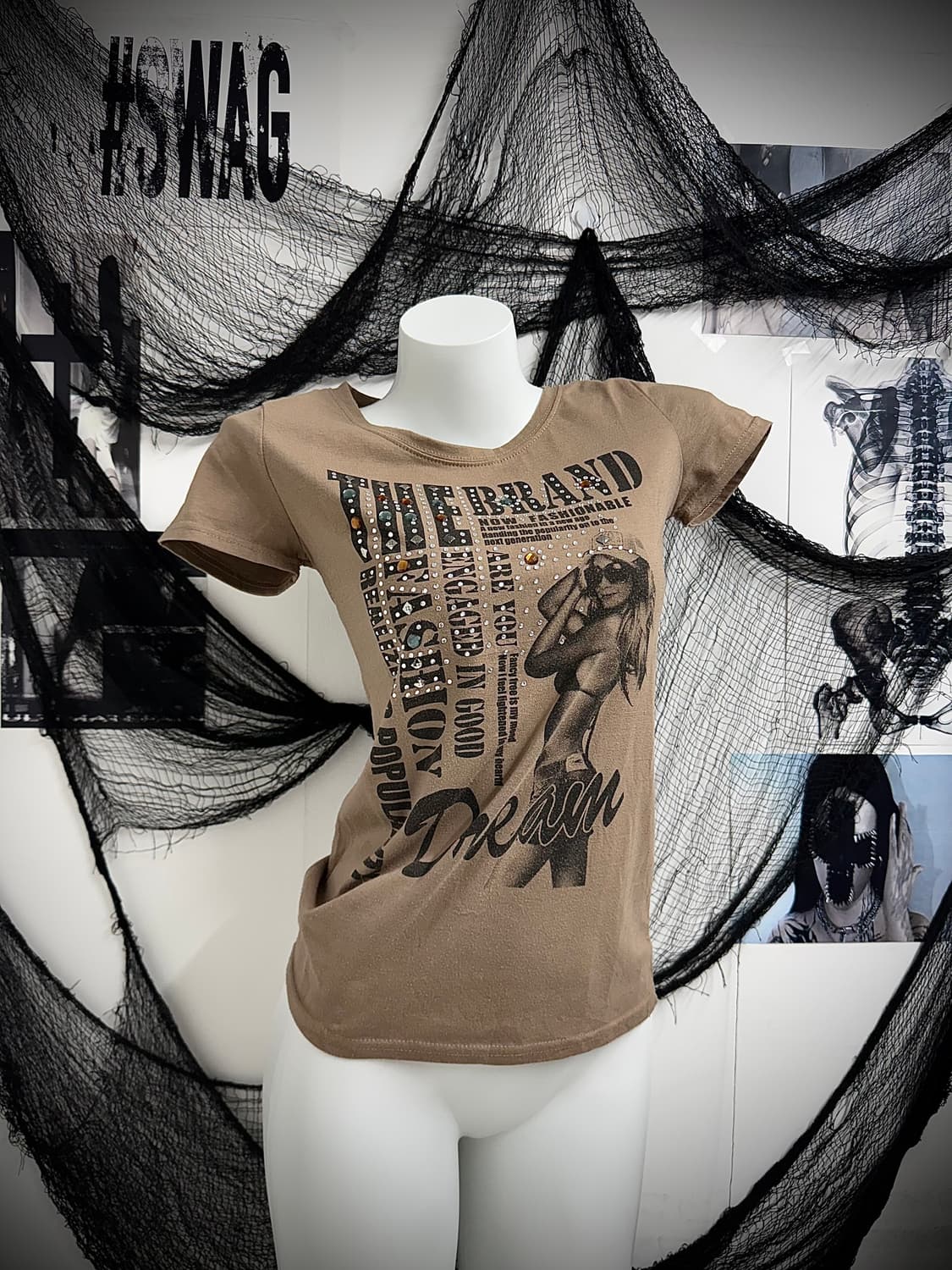 00s beads jewerly printing halfsleeve 상품이미지1