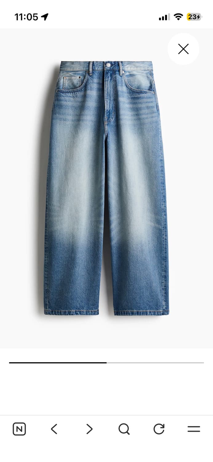 h&m 슈퍼 배기진 상품이미지1