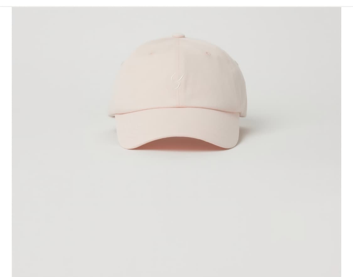 제니오 모자 미니 로고 캡 핑크 상품이미지1