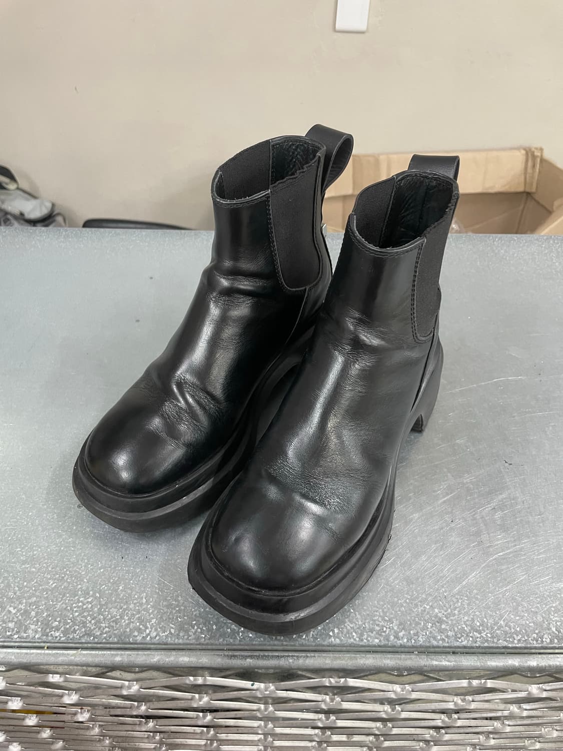 우영미 레더 첼시 부츠 230 상품이미지2