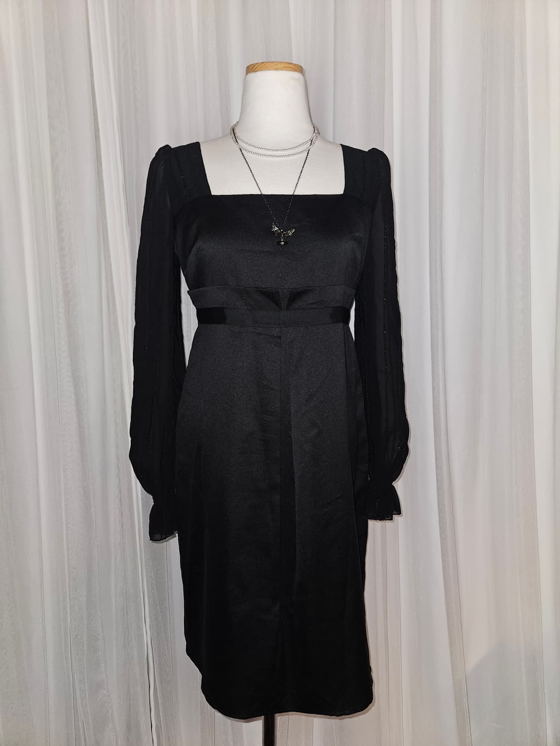 peyton place 블랙 원피스 공겜여주 히메갸루 고딕 고스룩 상품이미지2