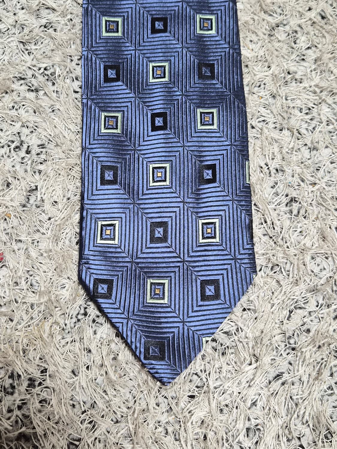 에르메네질도제냐Zegna 패턴 넥타이 Free - N76 상품이미지2