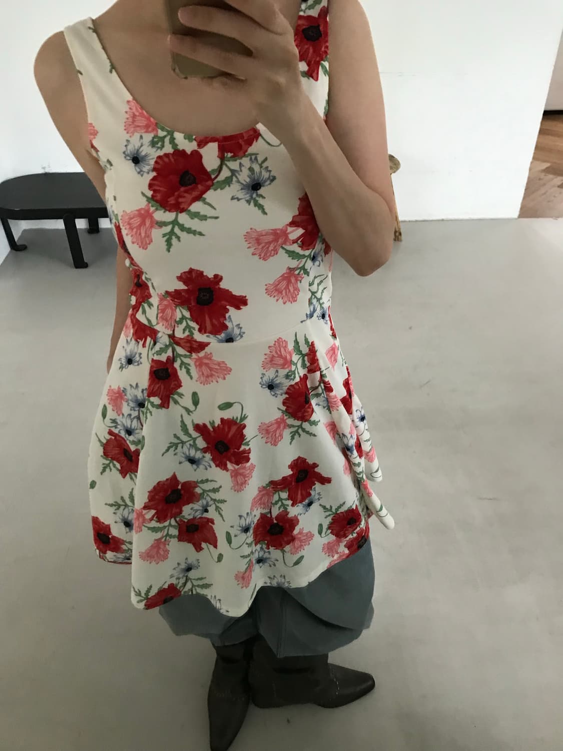 vintage pattern one-piece 상품이미지5