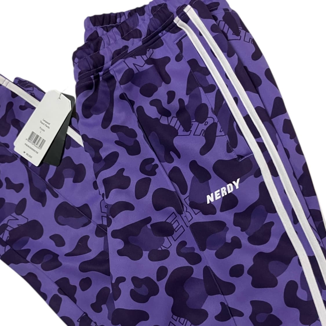 nerdy 널디 레오파드 패턴 트레이닝 팬츠 L 상품이미지2