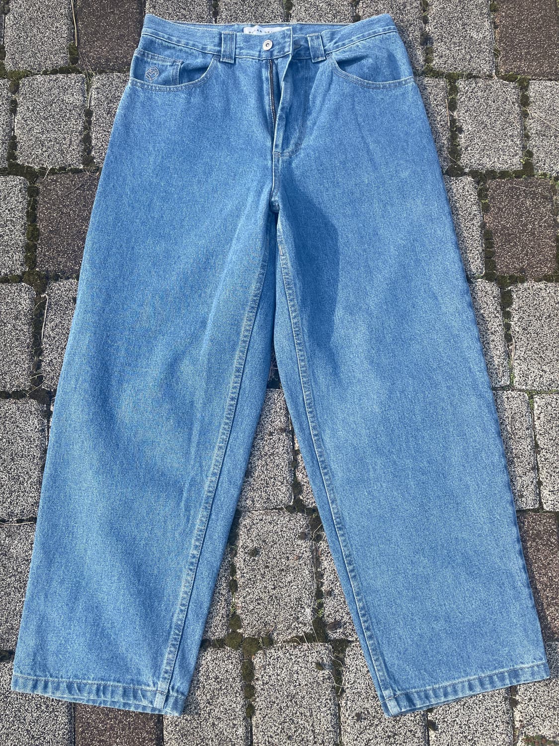 폴라스케이트 빅보이팬츠 미드블루 상품이미지2