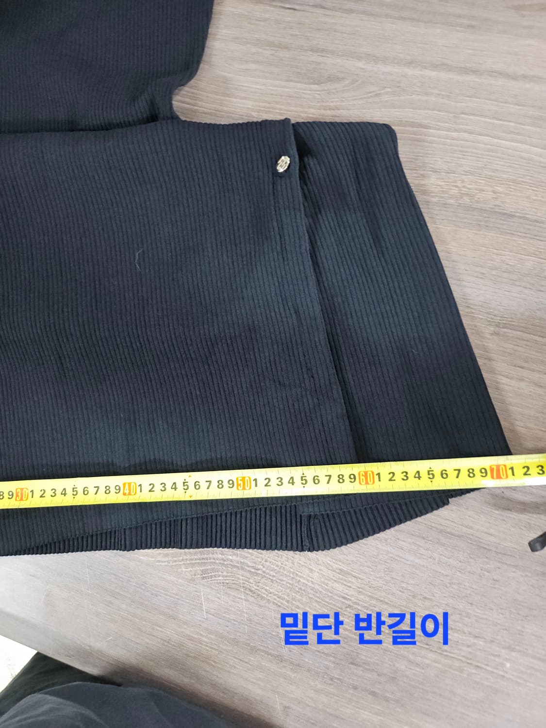maje  골드버튼 블랙 니트 민소매 원피스  s 상품이미지9