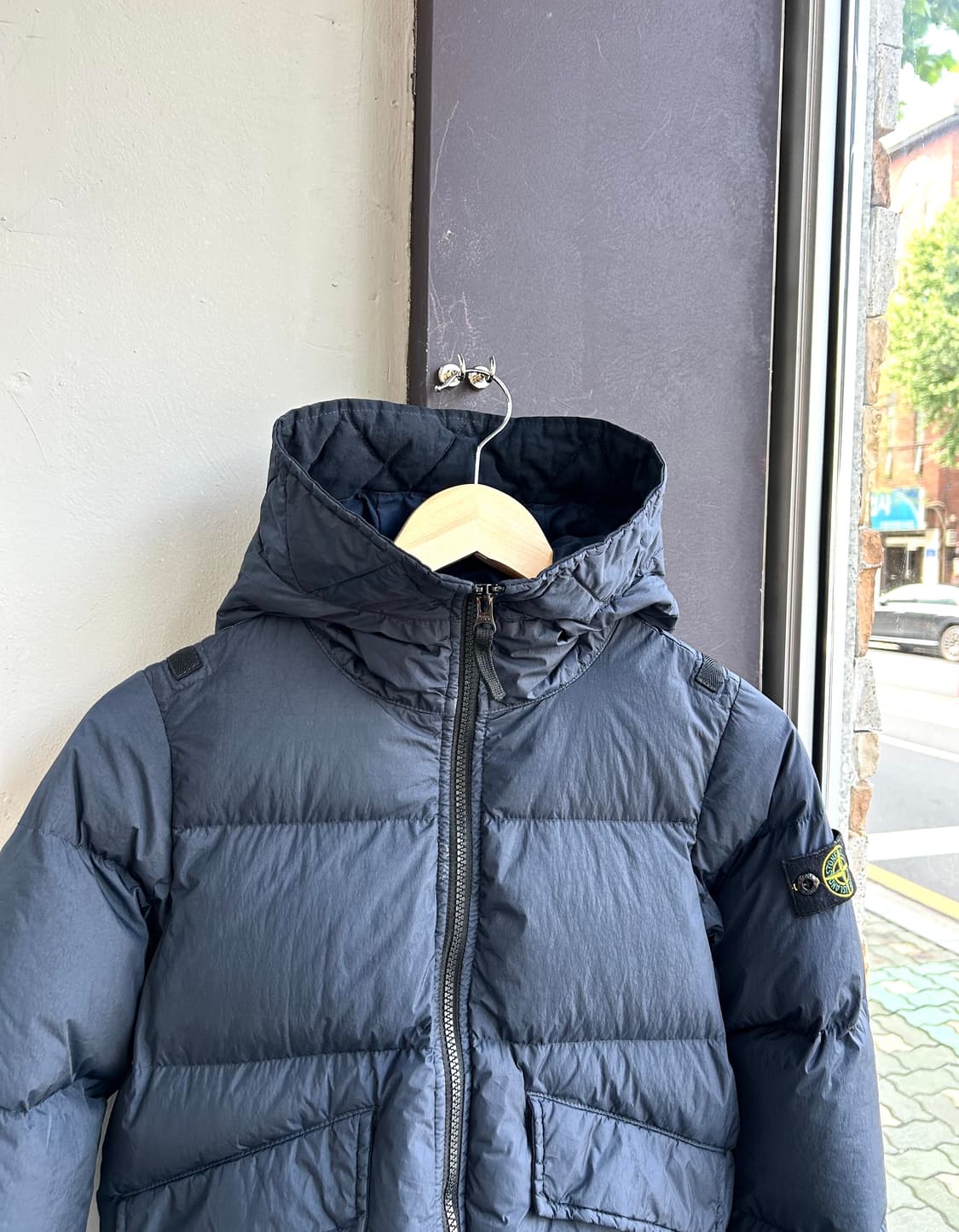 8Y/ 스톤아일랜드 키즈 나일론 다운패딩 상품이미지4