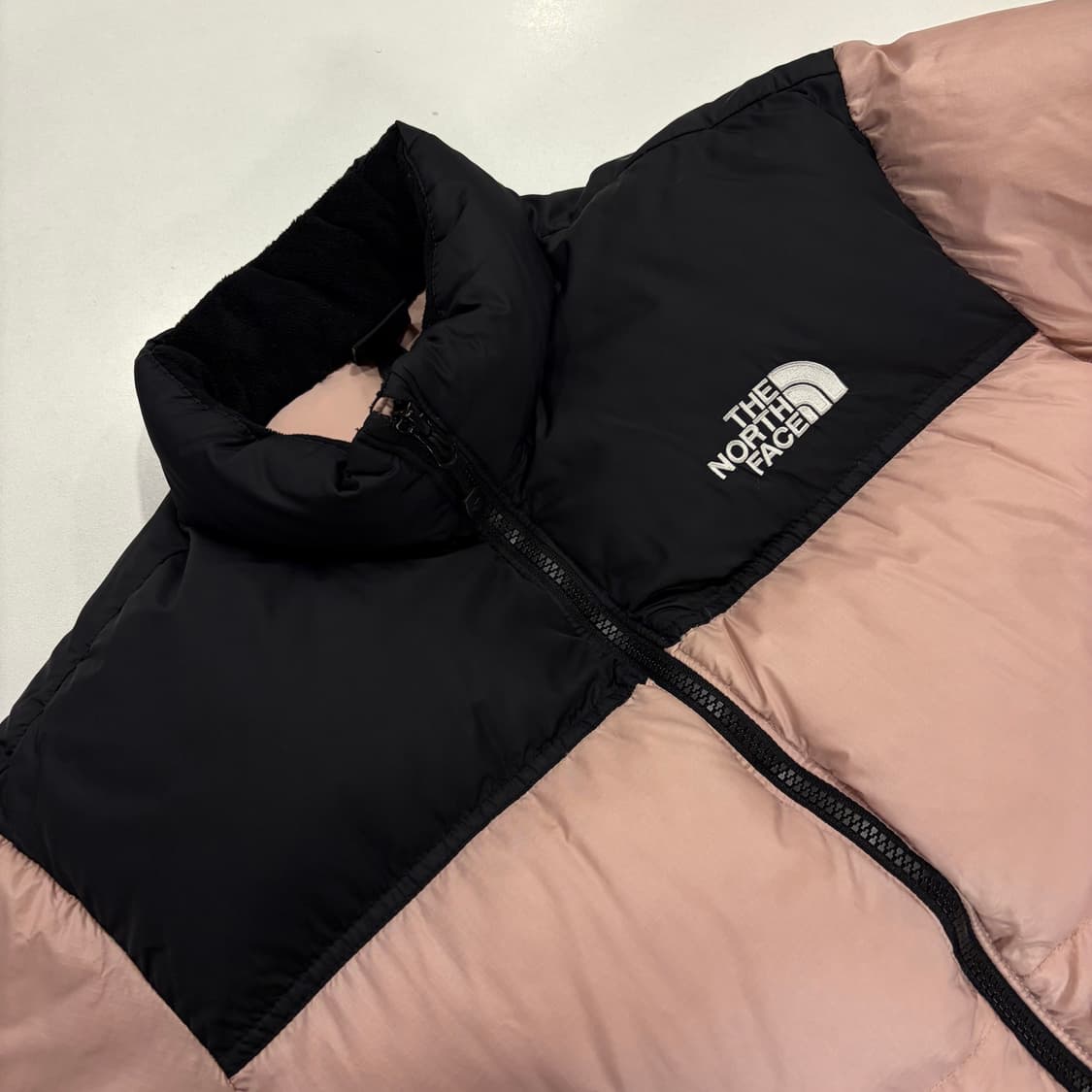 [160] 노스페이스 걸즈 1996 눕시 핑크 숏패딩 B639 상품이미지3