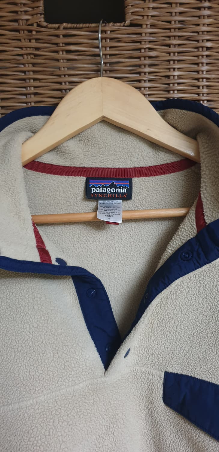 파타고니아 헤비웨이트 신칠라 풀오버 스웨터 엘캡카키 s 상품이미지6