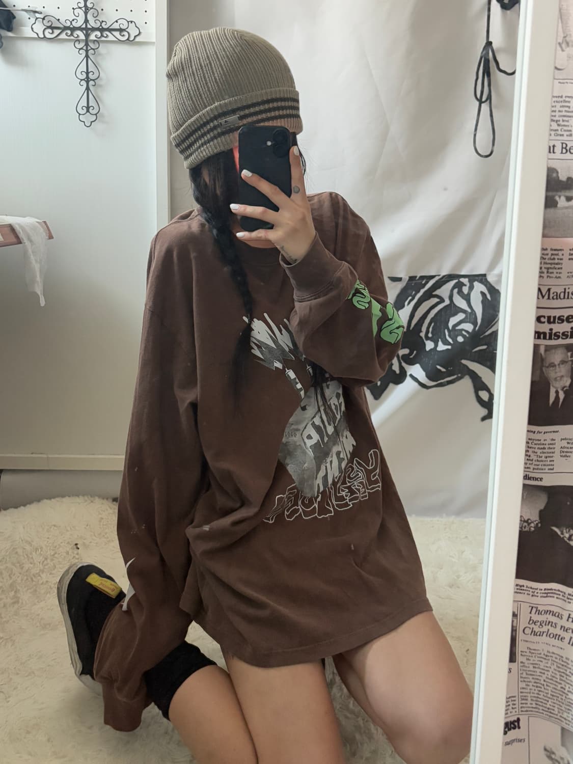 Yeseyesee Brown Long Sleeve 상품이미지3
