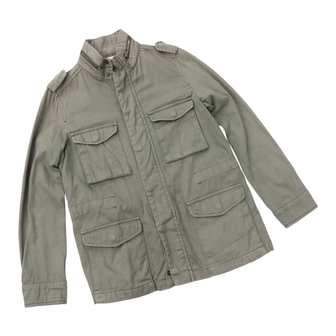 BAYFLOW 베이플로우 빈티지 헤링본 카키 M-65 필드 자켓 (2) 상품이미지1