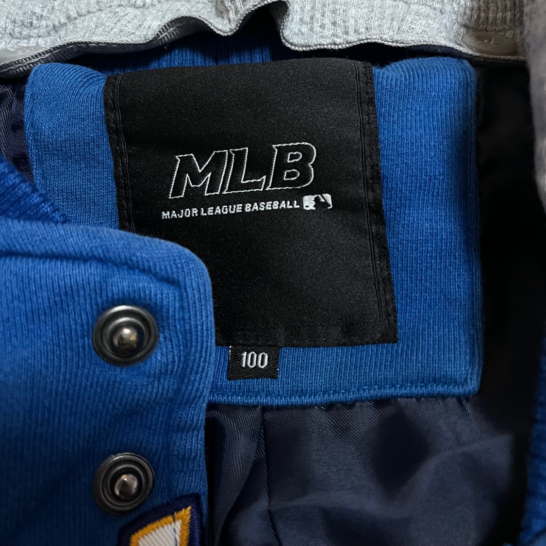 [정품] MLB 다저스 그레이 블루 코튼 블루종 [ 100 ] 상품이미지5