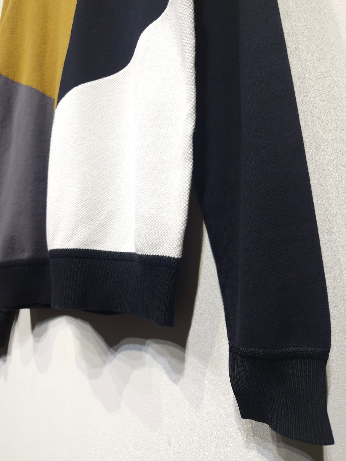 프레드페리(PRED PERRY)사선 블록 니트 상품이미지6