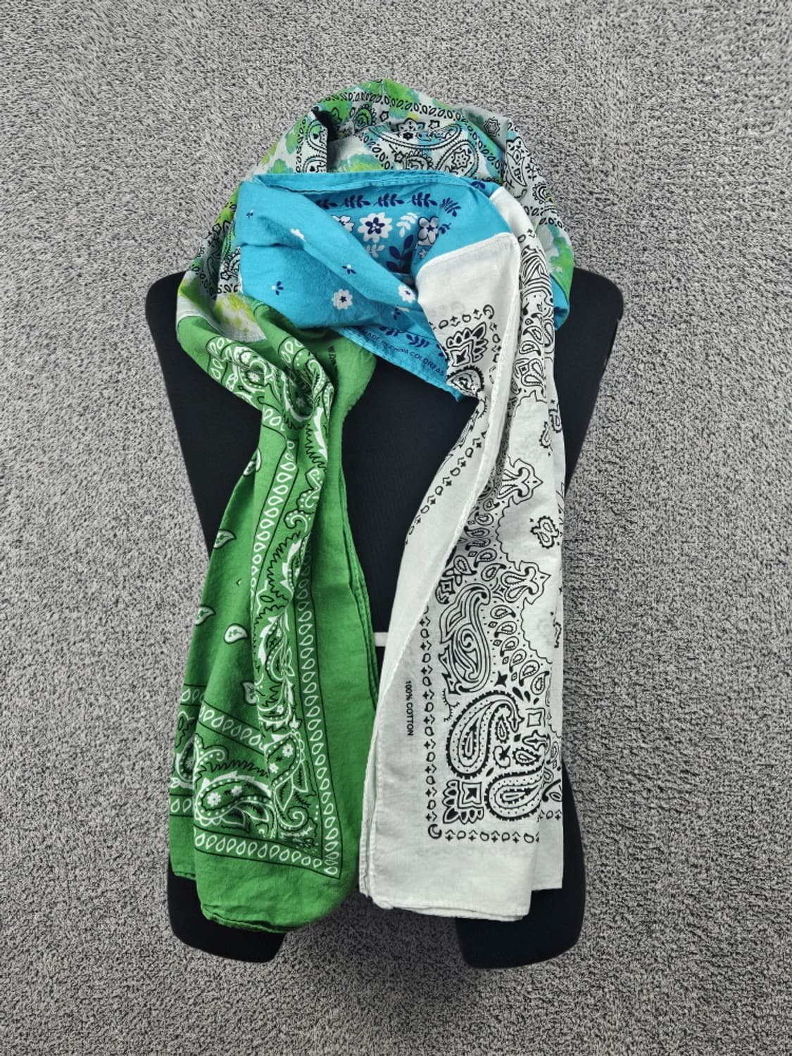 반다나 리워크 커스텀 스카프 머플러 / 10430 상품이미지1