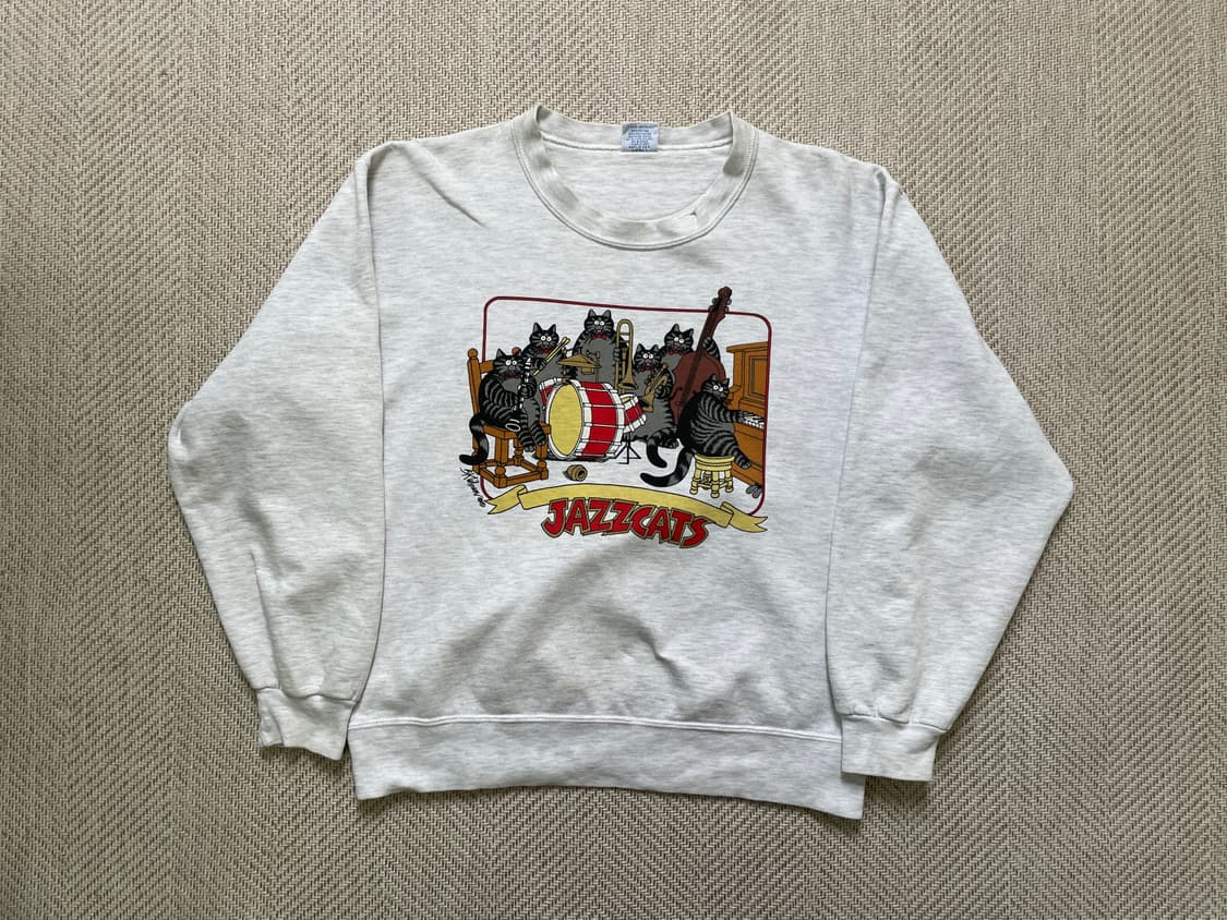 Carzy shirt usa 재즈 cat 스웻셔츠  J04341 상품이미지1