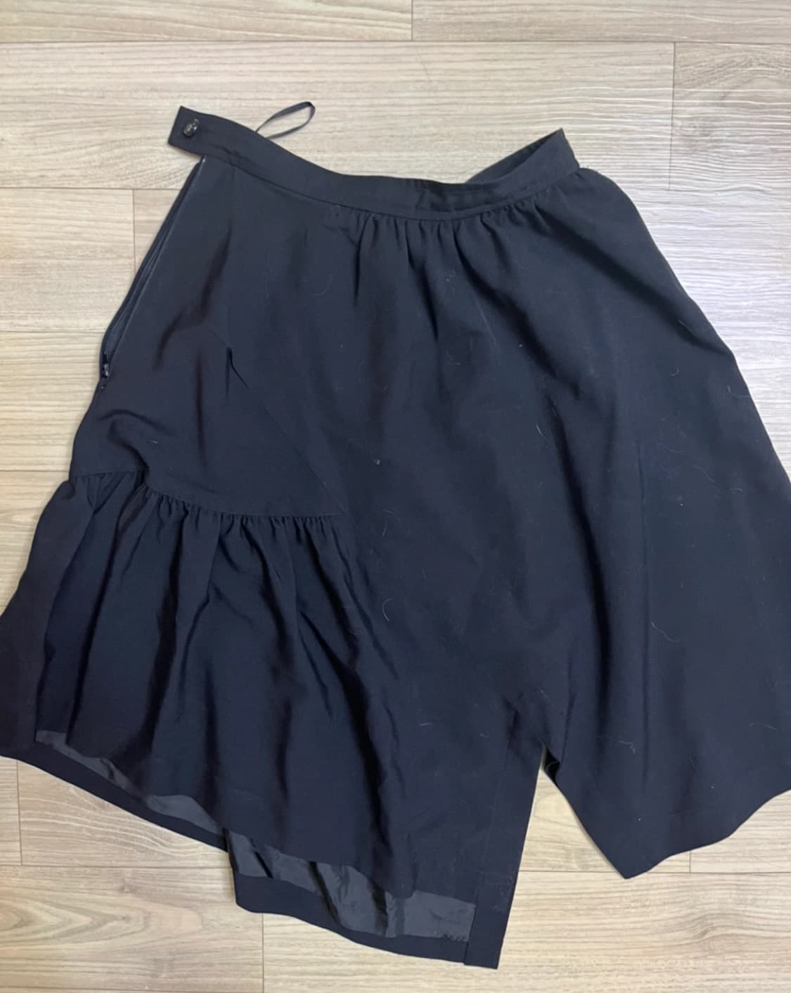 꼼데가르송 울 다이애그널 패턴 치마 상품이미지2