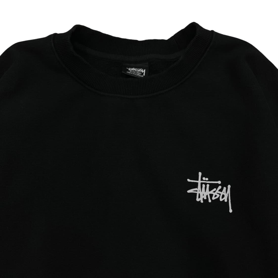 스투시 백 로고 블랙 맨투맨 XL 상품이미지5