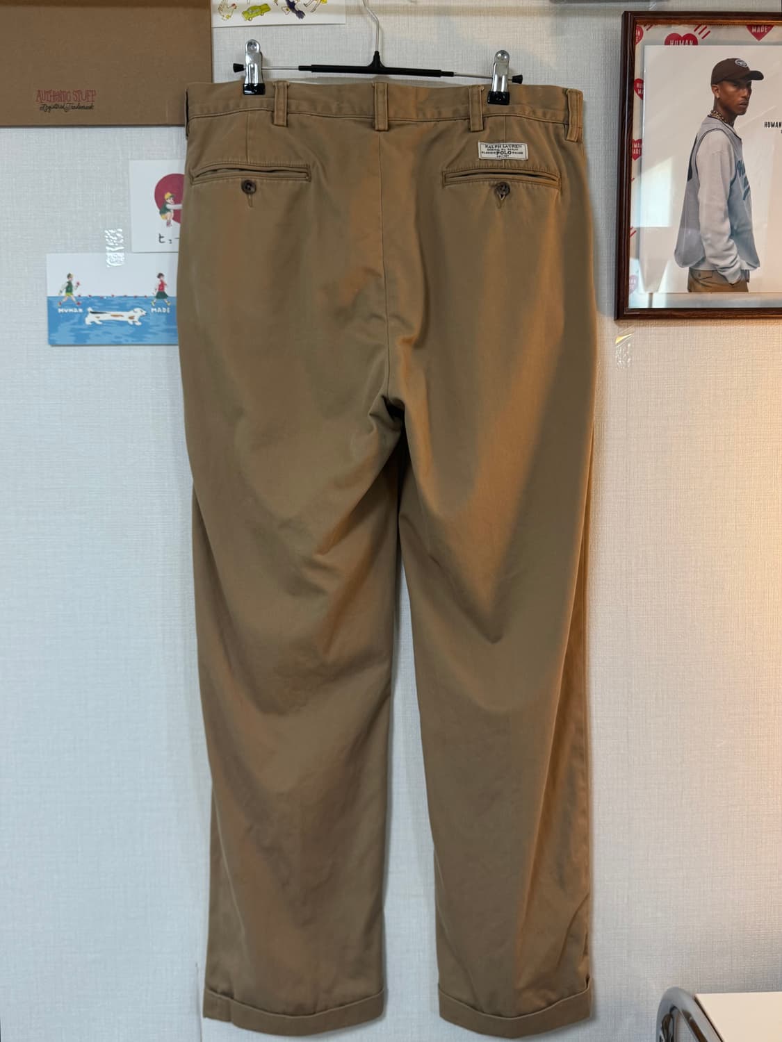 (34) 폴로 랄프로렌 투턱 치노팬츠 베이지 상품이미지2