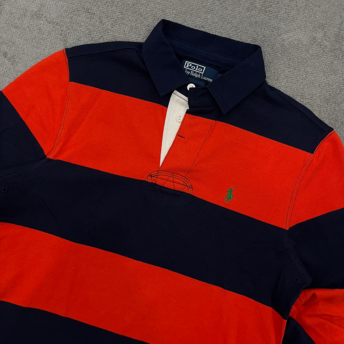 M 폴로 랄프로렌 스트라이프 럭비티 상품이미지2