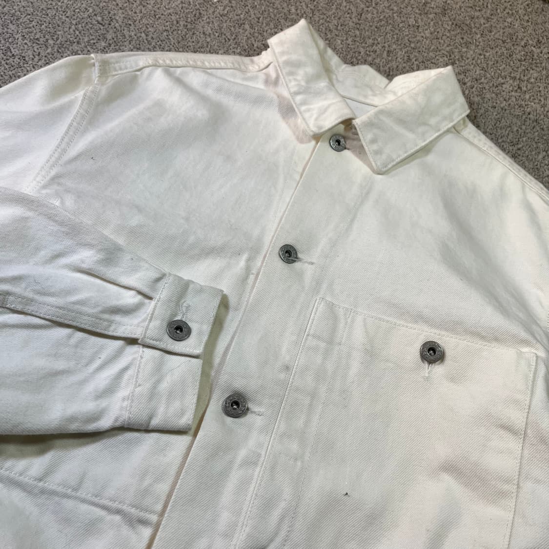 아트 이프 액츠 트러커 화이트 데님 자켓 상품이미지2