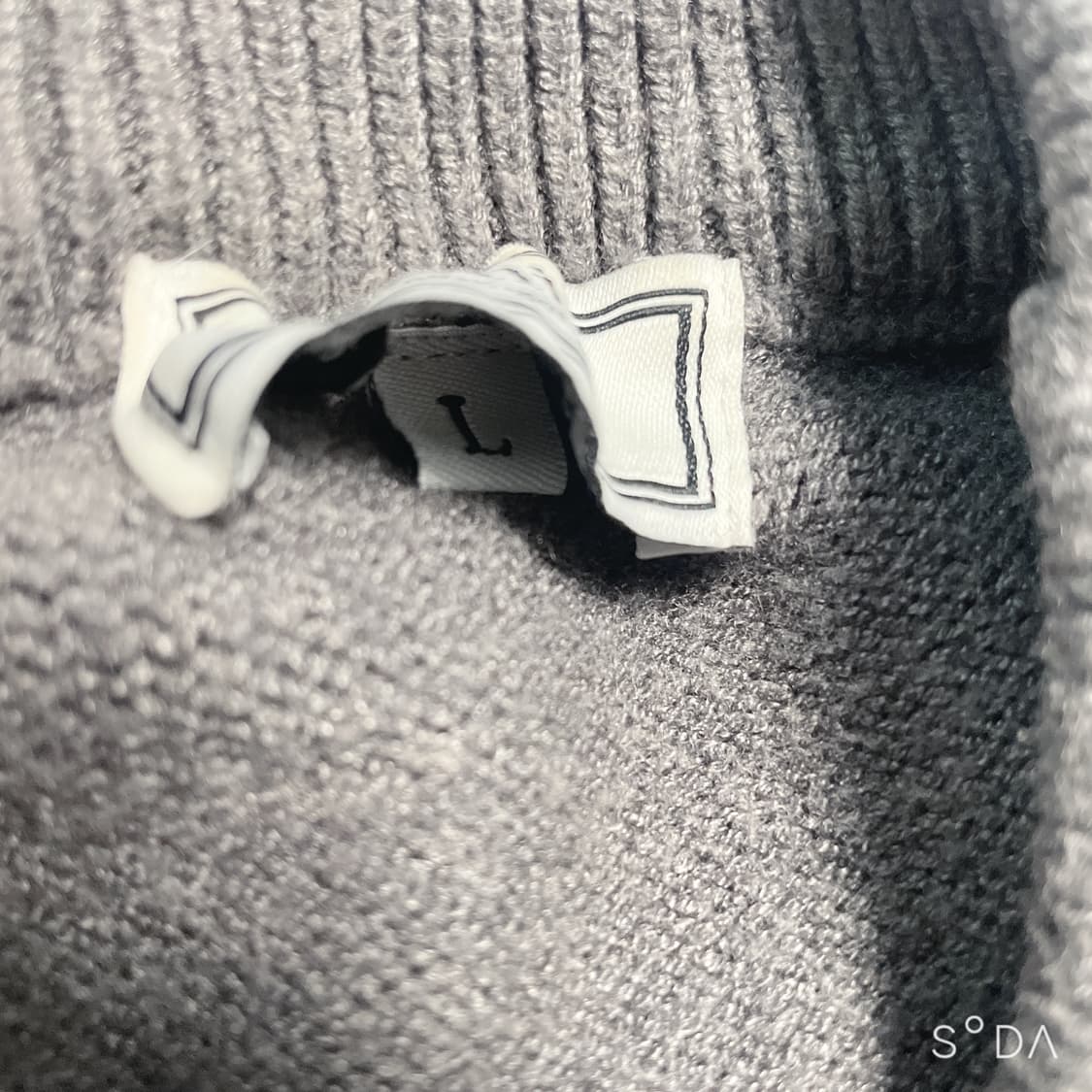 아미 하트로고 니트 그레이 L 상품이미지9