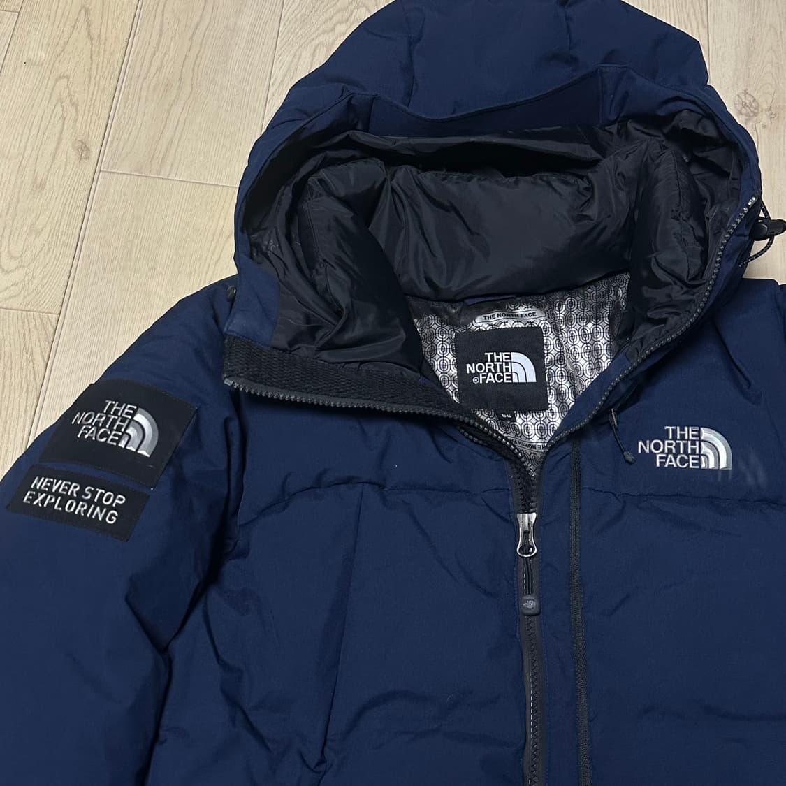 노스페이스 스노우시티 네이비 패딩 상품이미지2