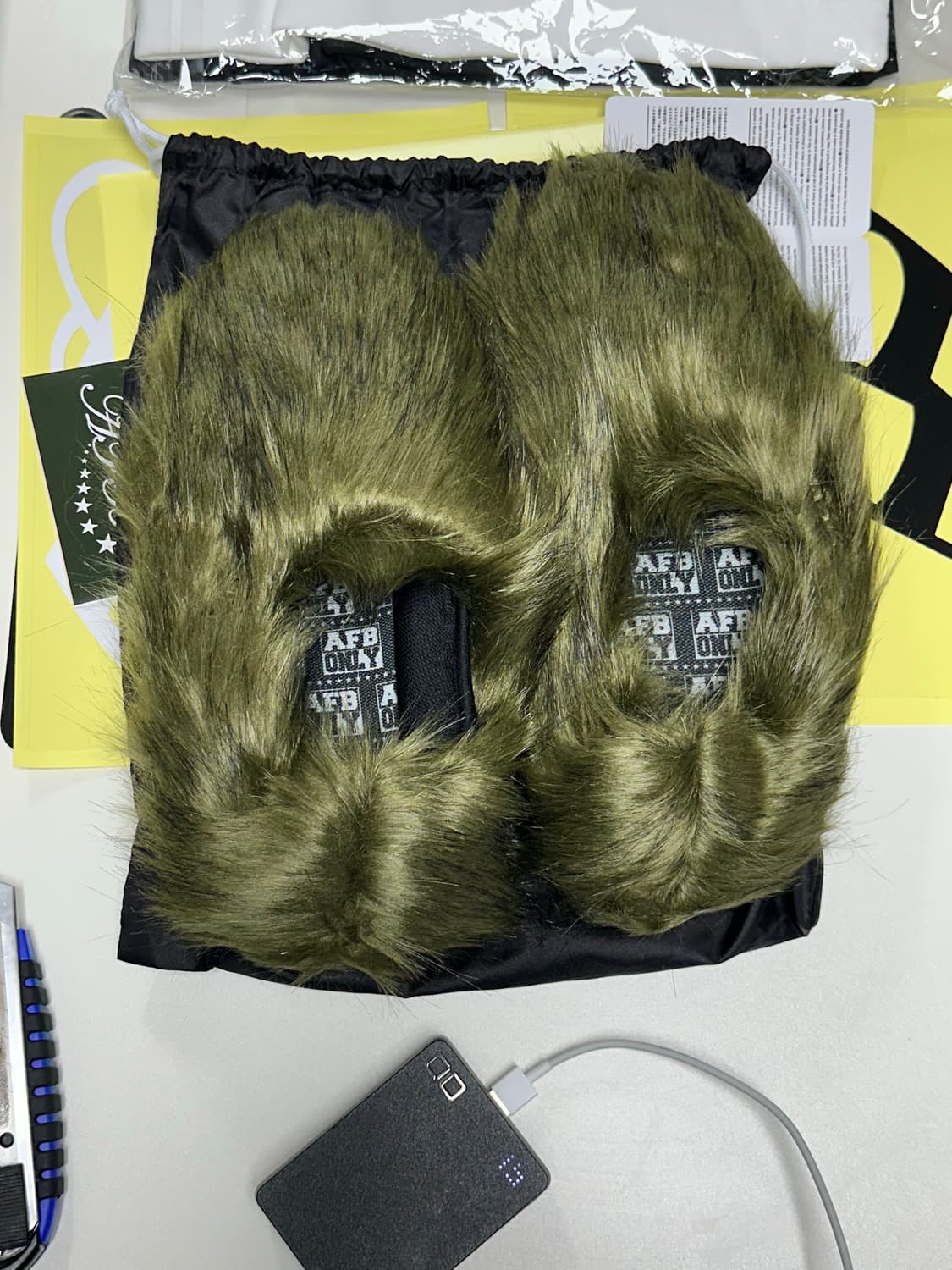 AFB 퍼 뮬 FUR MULE 280-290 사이즈 상품이미지4