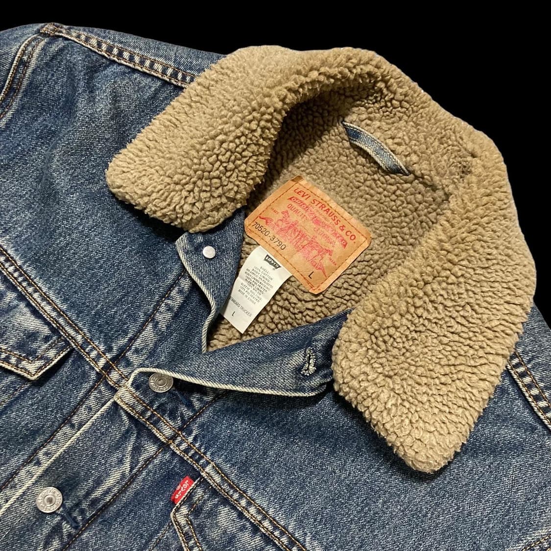 LEVI'S 리바이스 양털 헤비 트러커 자켓 상품이미지3