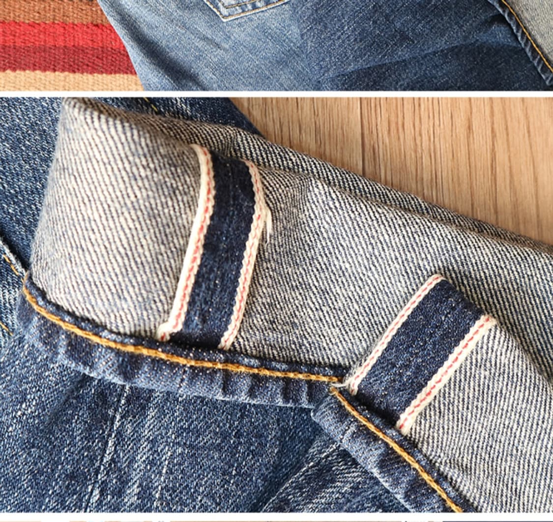 
일본판 deep blue 워싱가공 우먼 셀비지 데님  우먼프리 상품이미지9