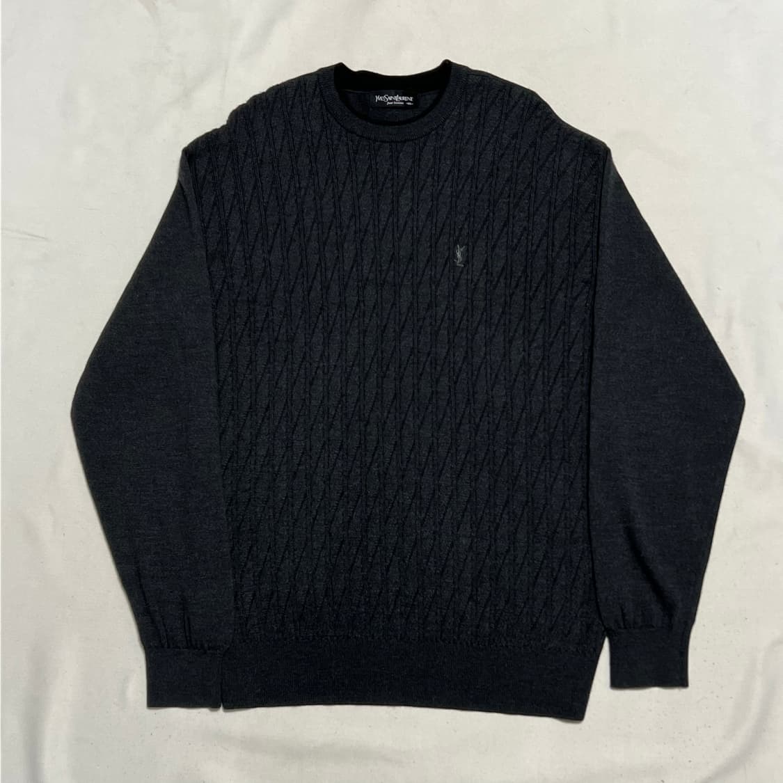 105 입생로랑 차콜 울 니트 상품이미지2